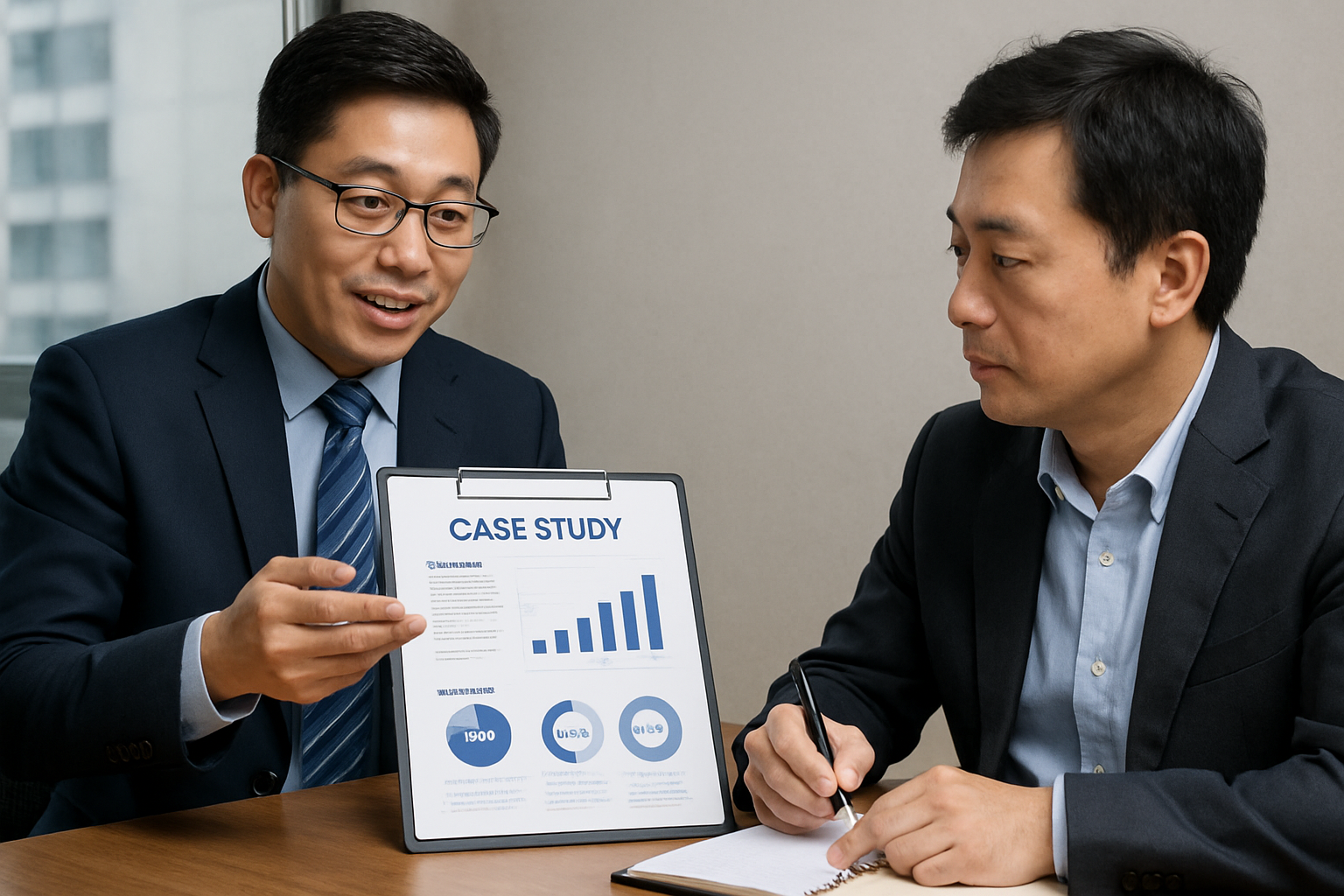 向客户进行方案演示